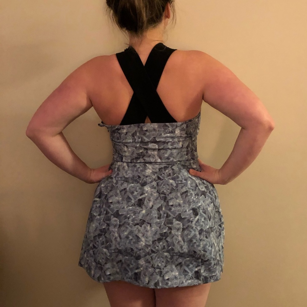 AQ/AQ blue gray mini dress NEW- never worn